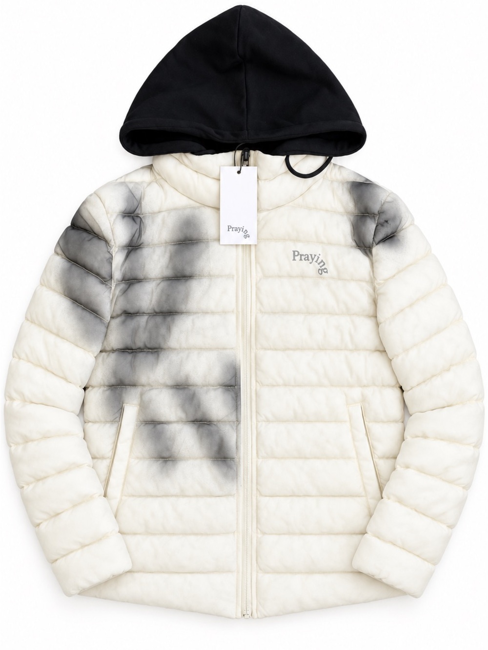 Praying Lightweight Quilted Hooded Jacket